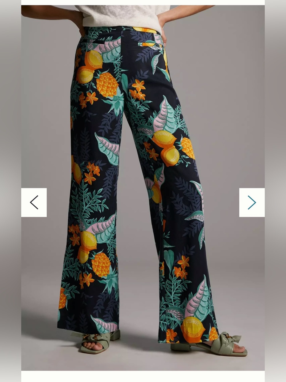 Maeve Anthropologie Tropical Escape Printed Pants NWOT